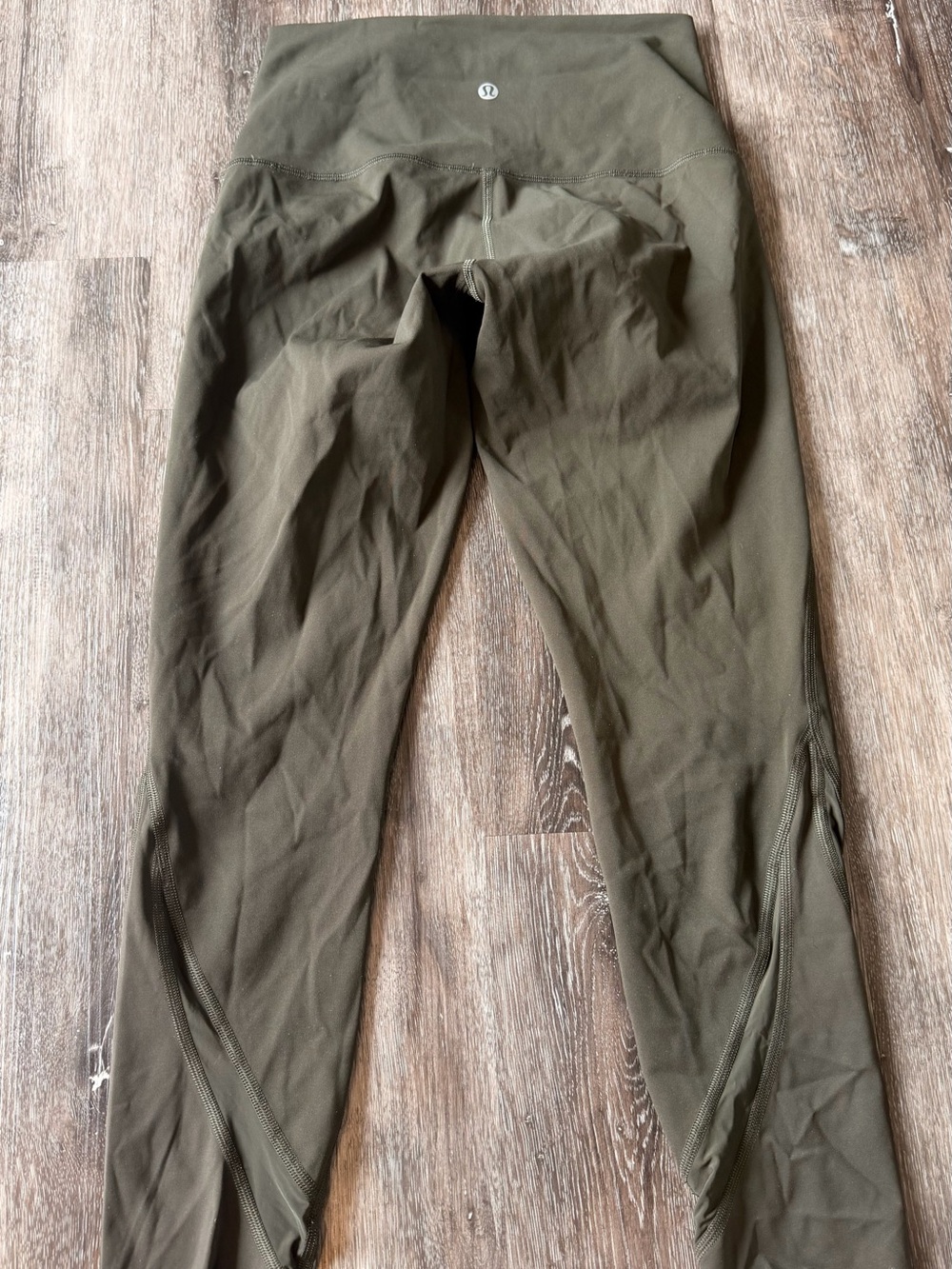 lululemon athletica Olive Green Athletic cropped leggings - Picture 2 of 5